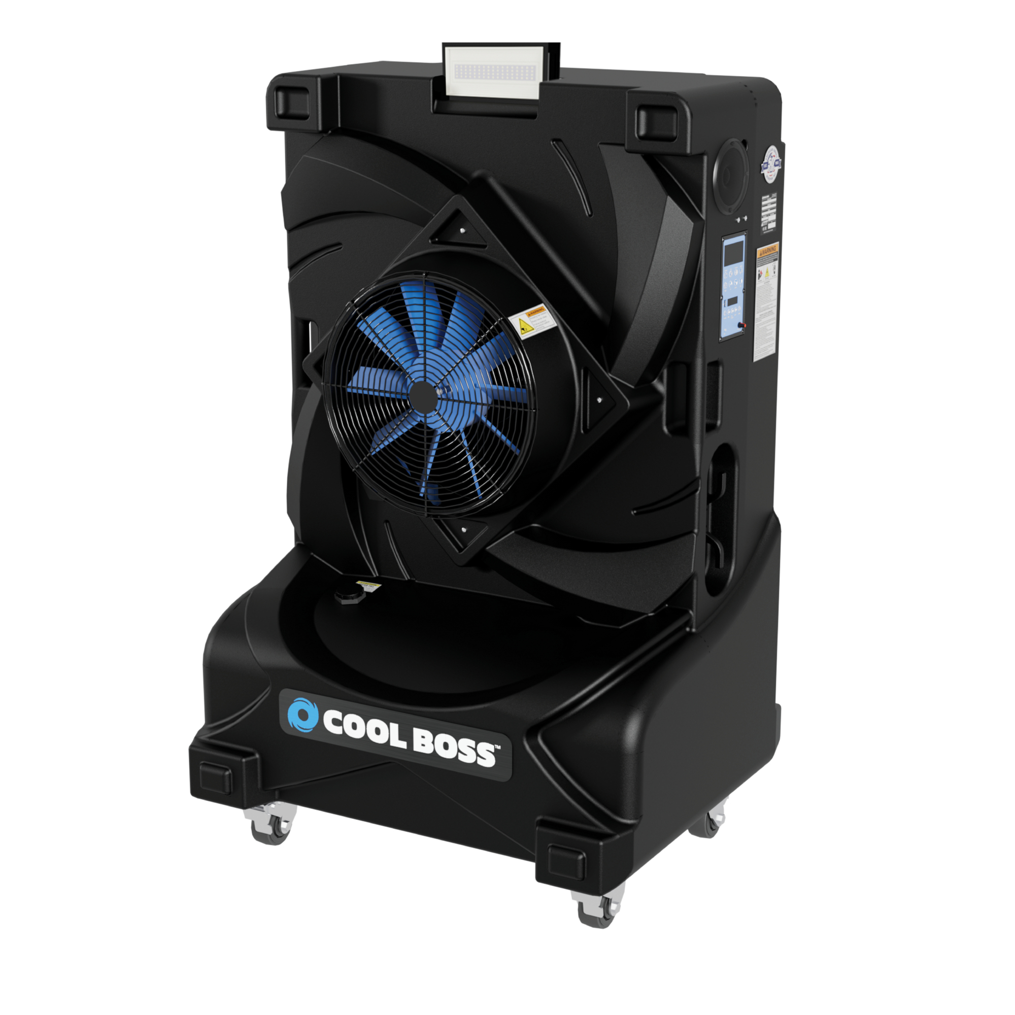 Cool Boss, Portable Evaporative Air Cooler,, Fan Diameter 16 in, Air Delivery 4960 cfm, Model# CB-16L